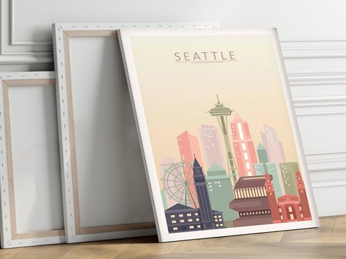 Seattle skyline cityscape - seattle,
